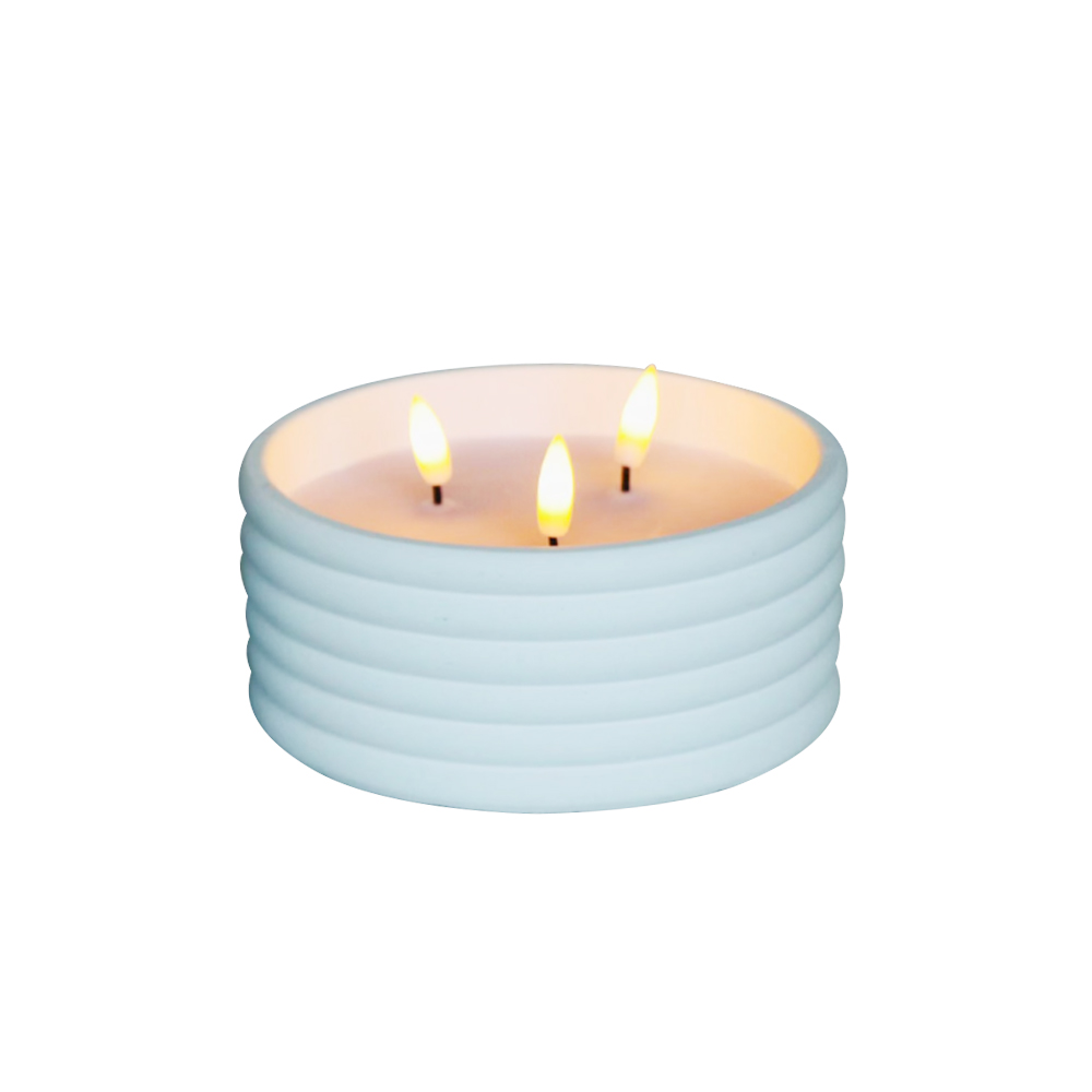 LED Cement 3D Electronic Wick Candle for Home Decorations