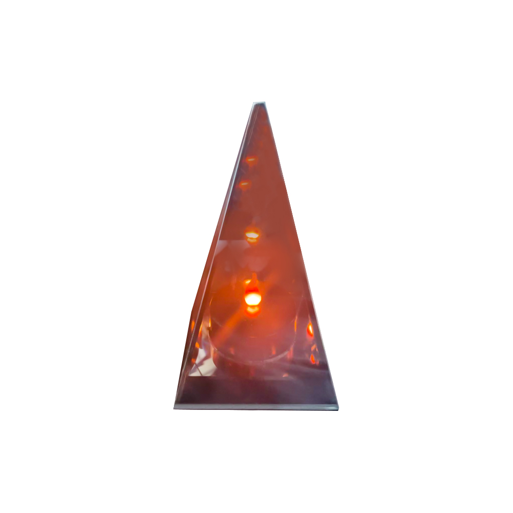 How often should LED glass lamps be checked for safety or wear?