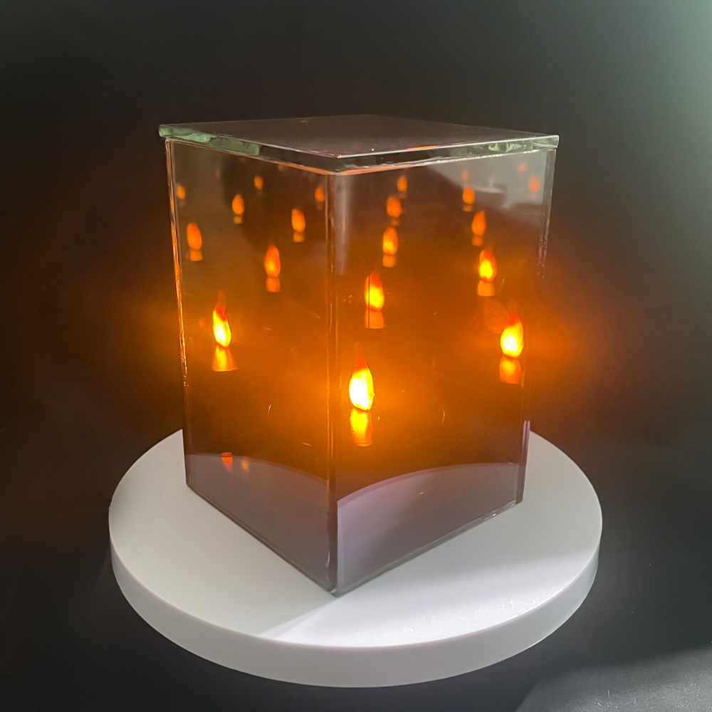 LED Geometric Glass Reflector Lamp