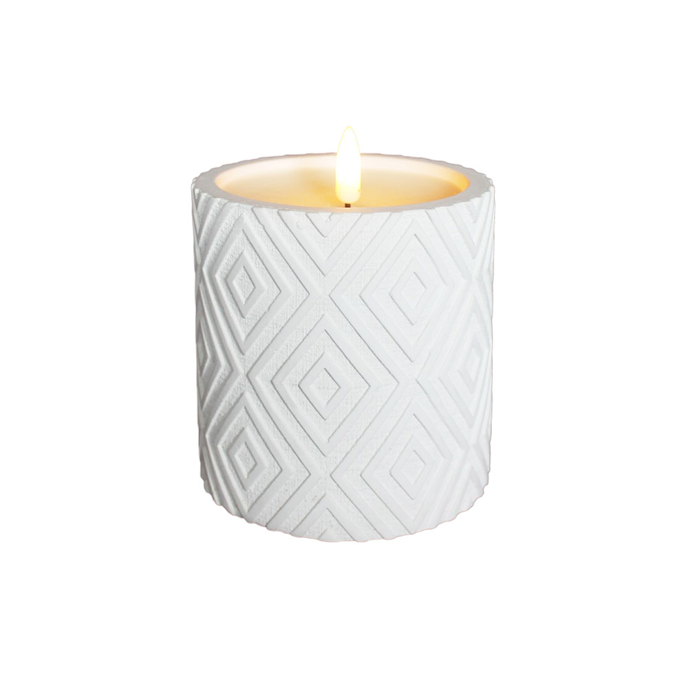 Are the LED Cement Container 3D Candles specially treated to prevent cracking or water seepage?